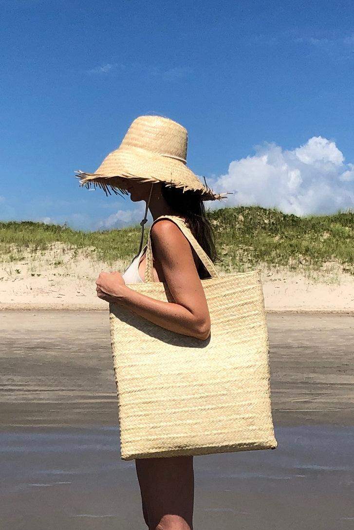 Bolsa Palha Carnaúba - OCRE. moda praia consciente
