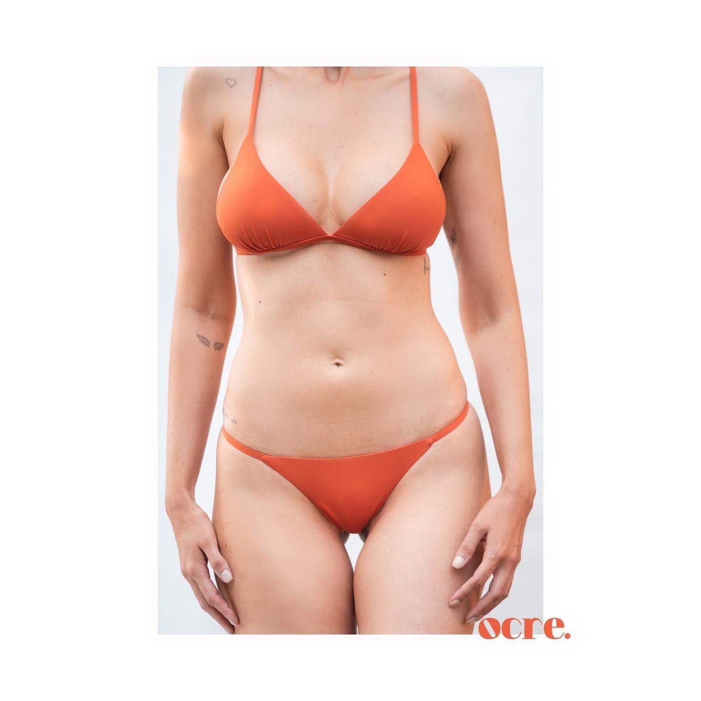 Tanga Lateral Fina - OCRE. moda praia consciente