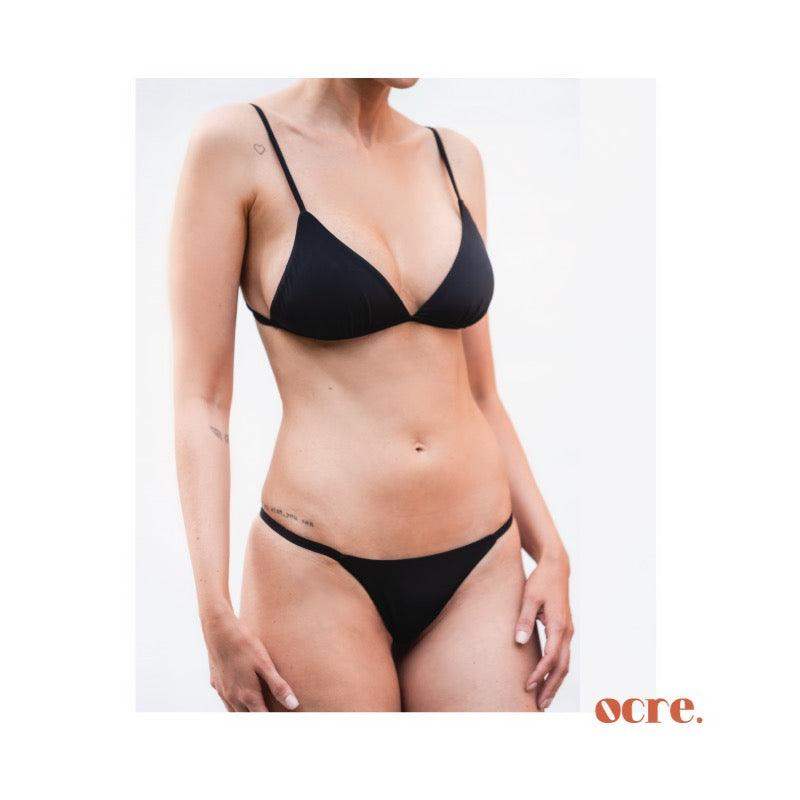Tanga Lateral Fina - OCRE. moda praia consciente