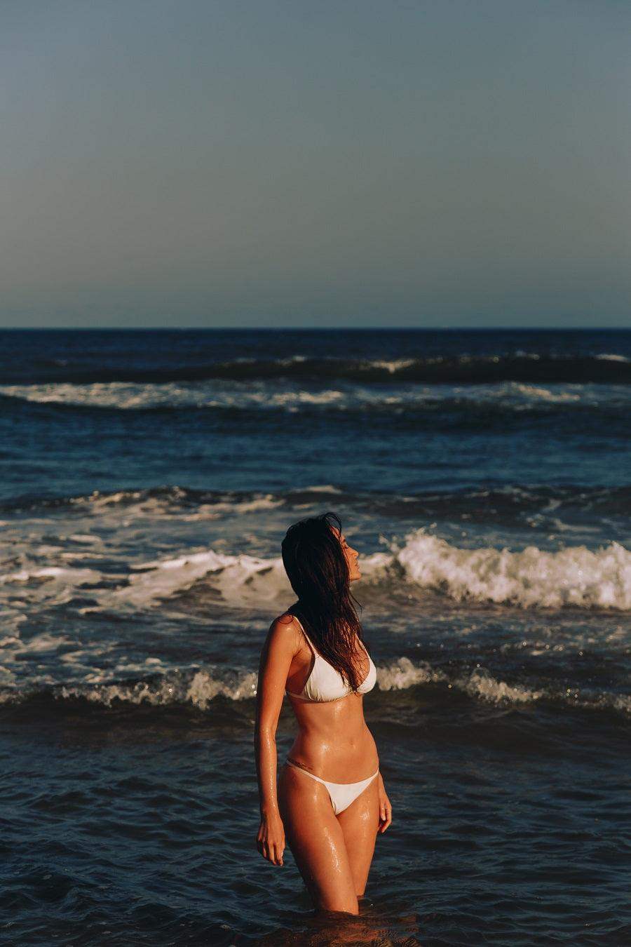 Tanga Lateral Fina - OCRE. moda praia consciente