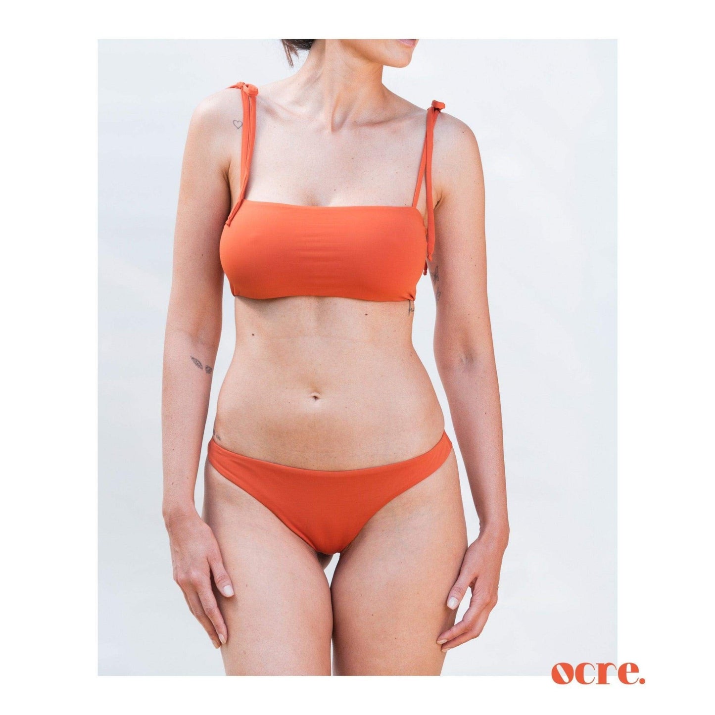 Tanga Lateral Média - OCRE. moda praia consciente