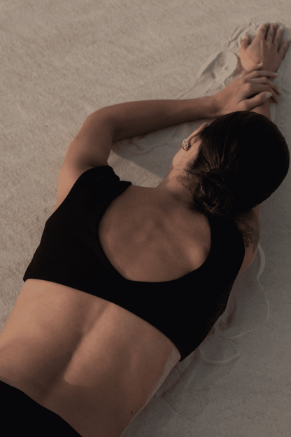 Top Ombreira Textura | Preto